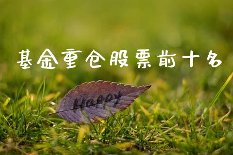基金重仓股票前十名_https://www.lansai.wang_基金理财_第1张