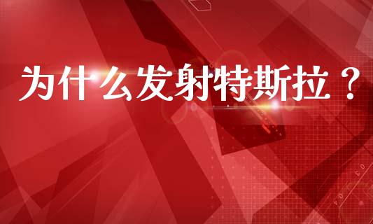 为什么发射特斯拉？_https://www.lansai.wang_恒生指数_第1张