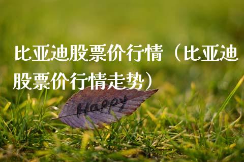 比亚迪股票价行情（比亚迪股票价行情走势）_https://www.lansai.wang_股票知识_第1张