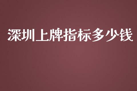 深圳上牌指标多少钱_https://www.lansai.wang_恒生指数_第1张