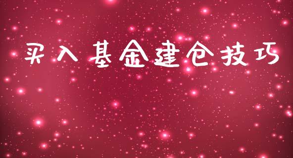 买入基金建仓技巧_https://www.lansai.wang_基金理财_第1张