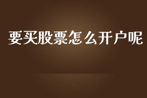 要买股票怎么开户呢_https://www.lansai.wang_股票知识_第1张