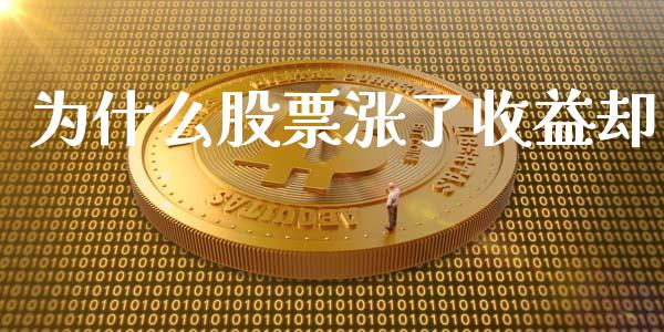 为什么股票涨了收益却_https://www.lansai.wang_基金理财_第1张
