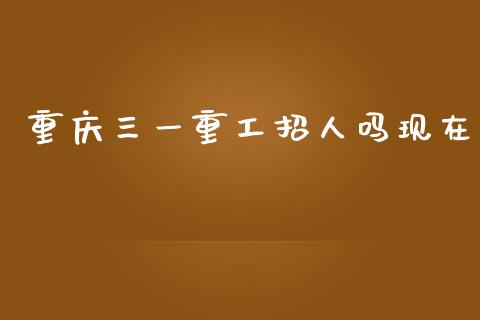 重庆三一重工招人吗现在_https://www.lansai.wang_股票问答_第1张