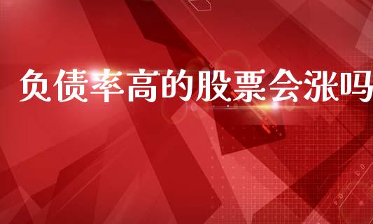 负债率高的股票会涨吗_https://www.lansai.wang_期货行情_第1张