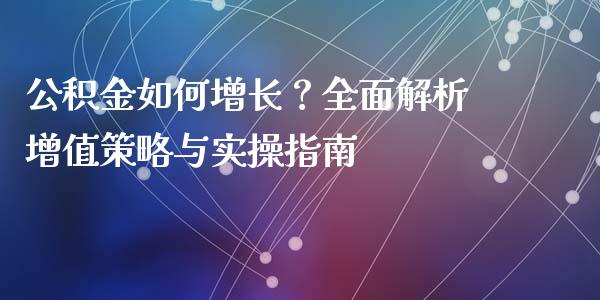 公积金如何增长？全面解析增值策略与实操指南_https://www.lansai.wang_股票知识_第1张