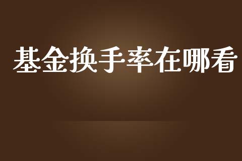 基金换手率在哪看_https://www.lansai.wang_基金理财_第1张