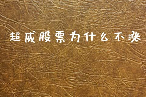 超威股票为什么不涨_https://www.lansai.wang_恒生指数_第1张