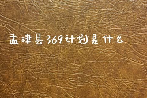 孟津县369计划是什么_https://www.lansai.wang_股票问答_第1张