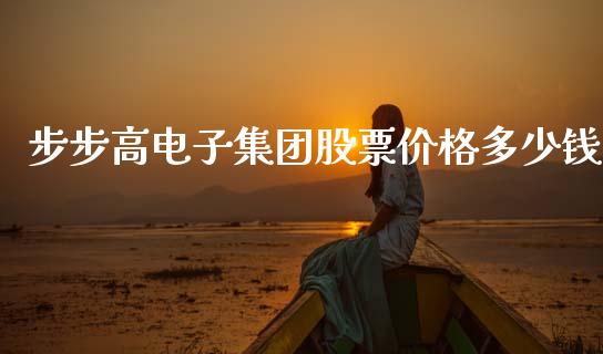 步步高电子集团股票价格多少钱_https://www.lansai.wang_期货行情_第1张