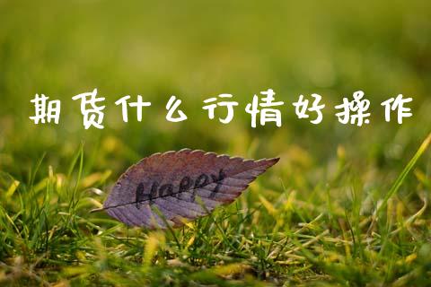 期货什么行情好操作_https://www.lansai.wang_股指期货_第1张