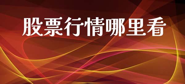 股票行情哪里看_https://www.lansai.wang_股票知识_第1张