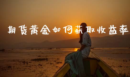 期货黄金如何获取收益率_https://www.lansai.wang_期货资讯_第1张
