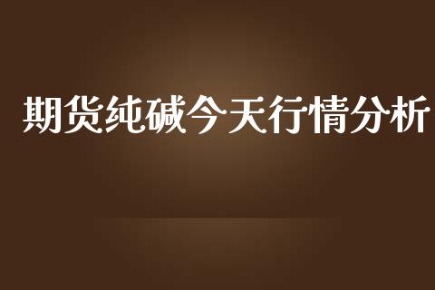 期货纯碱今天行情分析_https://www.lansai.wang_恒生指数_第1张