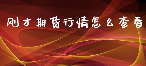 刚才期货行情怎么查看_https://www.lansai.wang_期货行情_第1张