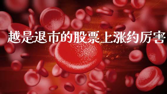 越是退市的股票上涨约厉害_https://www.lansai.wang_期货资讯_第1张
