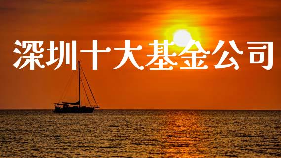 深圳十大基金公司_https://www.lansai.wang_基金理财_第1张