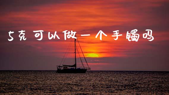 5克可以做一个手镯吗_https://www.lansai.wang_期货行情_第1张