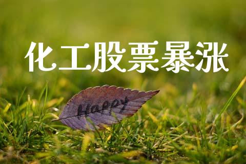 化工股票暴涨_https://www.lansai.wang_期货行情_第1张