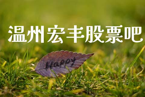 温州宏丰股票吧_https://www.lansai.wang_期货行情_第1张