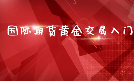 国际期货黄金交易入门_https://www.lansai.wang_期货行情_第1张