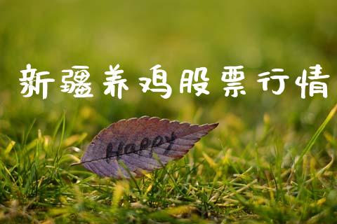 新疆养鸡股票行情_https://www.lansai.wang_股票知识_第1张