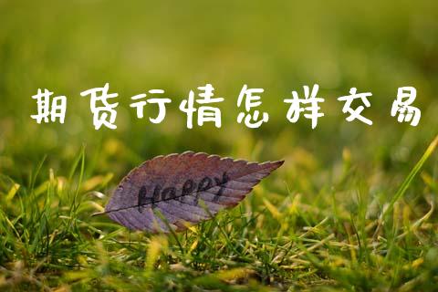 期货行情怎样交易_https://www.lansai.wang_未分类_第1张