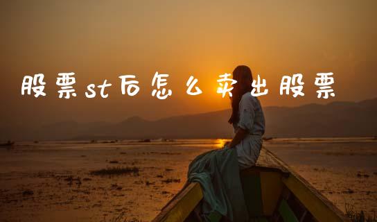 股票st后怎么卖出股票_https://www.lansai.wang_期货资讯_第1张