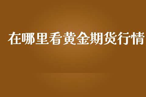 在哪里看黄金期货行情_https://www.lansai.wang_期货行情_第1张