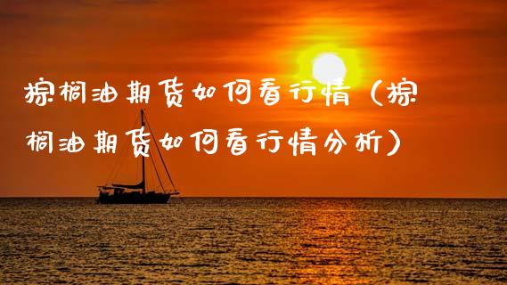 棕榈油期货如何看行情（棕榈油期货如何看行情分析）_https://www.lansai.wang_期货行情_第1张