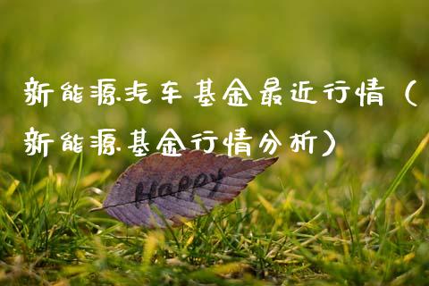 新能源汽车基金最近行情（新能源基金行情分析）_https://www.lansai.wang_基金理财_第1张