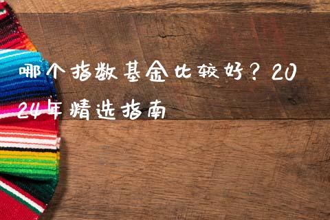 哪个指数基金比较好？2024年精选指南_https://www.lansai.wang_股票问答_第1张