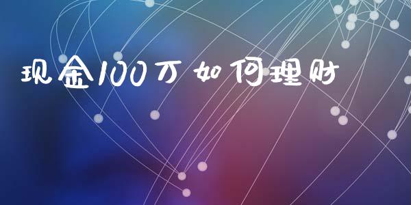 现金100万如何理财_https://www.lansai.wang_期货资讯_第1张