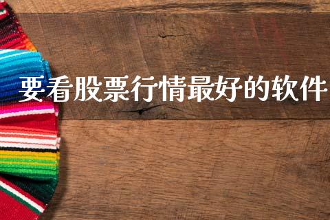 要看股票行情最好的软件_https://www.lansai.wang_股票知识_第1张