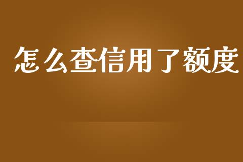 怎么查信用了额度_https://www.lansai.wang_期货学院_第1张