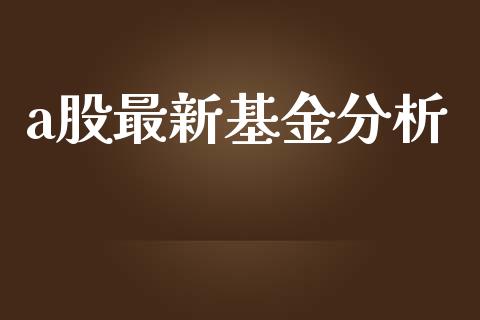 a股最新基金分析_https://www.lansai.wang_基金理财_第1张