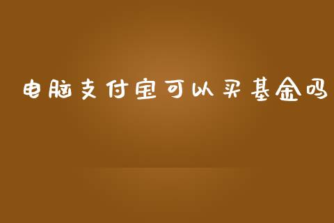 电脑支付宝可以买基金吗_https://www.lansai.wang_基金理财_第1张