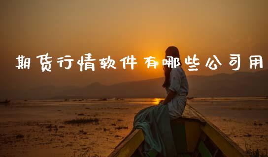 期货行情软件有哪些公司用_https://www.lansai.wang_恒生指数_第1张