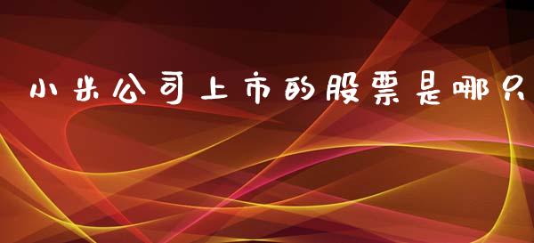 小米公司上市的股票是哪只_https://www.lansai.wang_期货资讯_第1张