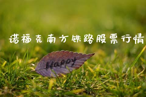 诺福克南方铁路股票行情_https://www.lansai.wang_股票知识_第1张