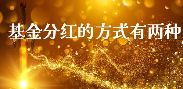 基金分红的方式有两种_https://www.lansai.wang_基金理财_第1张