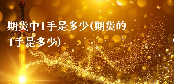 期货中1手是多少(期货的1手是多少)_https://www.lansai.wang_恒生指数_第1张