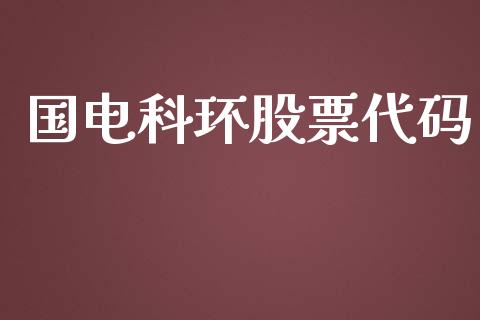 国电科环股票代码_https://www.lansai.wang_基金理财_第1张