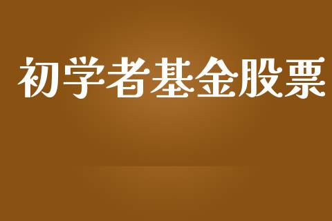 初学者基金股票_https://www.lansai.wang_基金理财_第1张