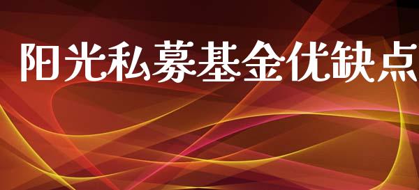 阳光私募基金优缺点_https://www.lansai.wang_基金理财_第1张