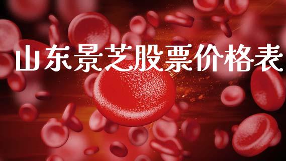 山东景芝股票价格表_https://www.lansai.wang_基金理财_第1张