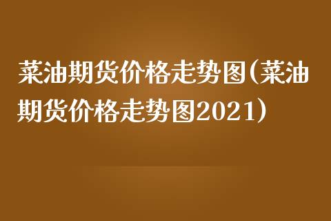 菜油期货价格走势图(菜油期货价格走势图2021)_https://www.lansai.wang_期货行情_第1张