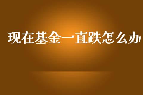 现在基金一直跌怎么办_https://www.lansai.wang_理财百科_第1张
