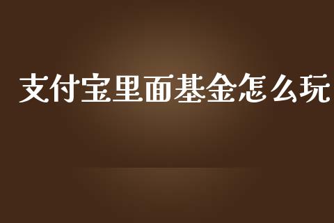 支付宝里面基金怎么玩_https://www.lansai.wang_基金理财_第1张