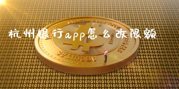 杭州银行app怎么改限额_https://www.lansai.wang_股票知识_第1张